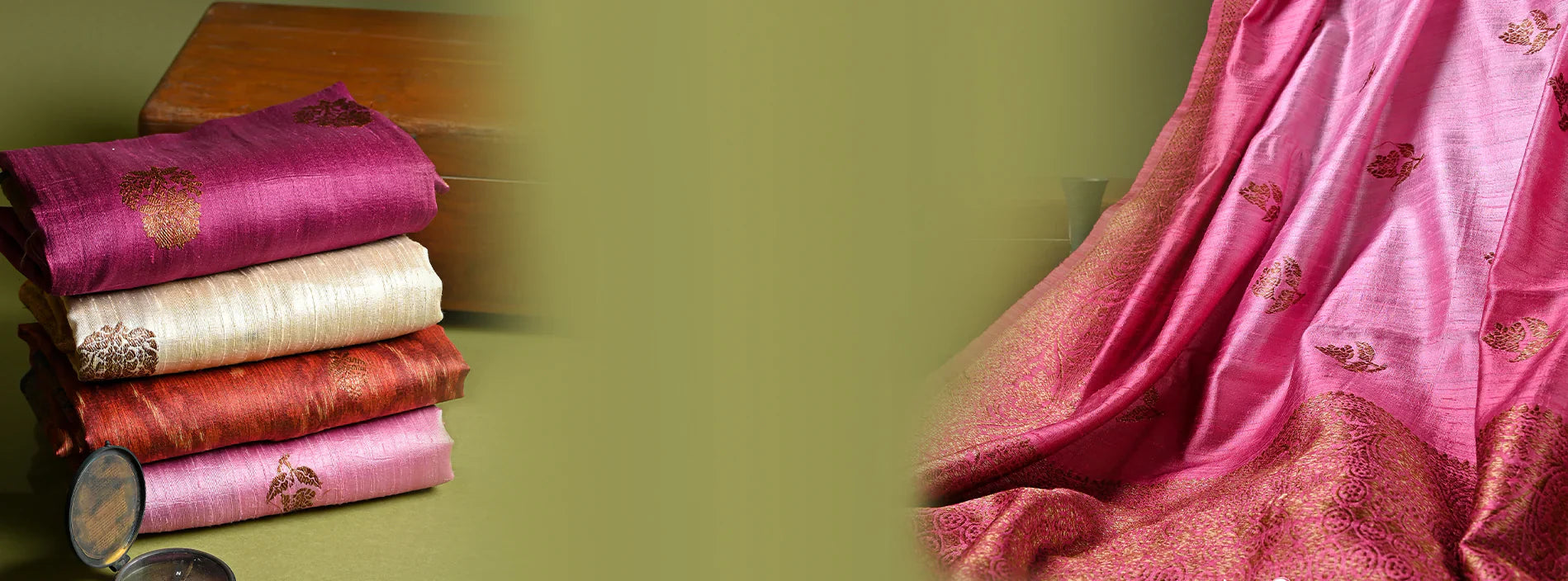 Banarasi Tussar Silk Sarees