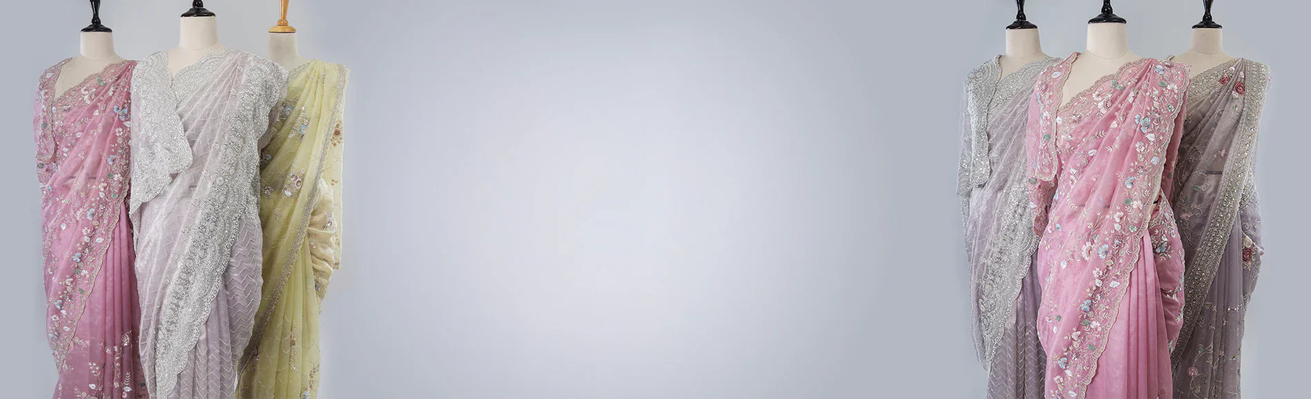 Embroidery Organza Sarees